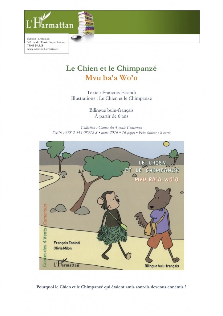 CHIEN ET LE CHIMPANZE